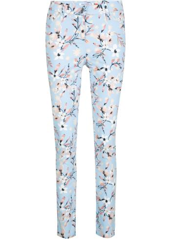 Pantaloni florali cu stretch