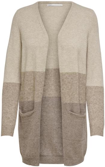 ONLY Cardigan pentru femei ONLQUEEN 15158746 Sand/W S