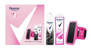 Rexona Set cadou Invisible On Black & White pentru femei, cu husă pentru telefon mobil