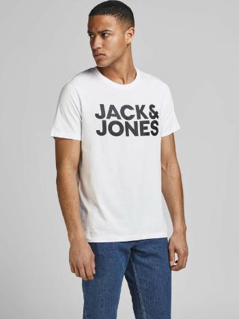 Jack & Jones Corp Tricou Alb