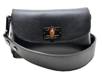 Sofia Cardoni Geantă crossbody din piele pentru femei SC1801 Nero,