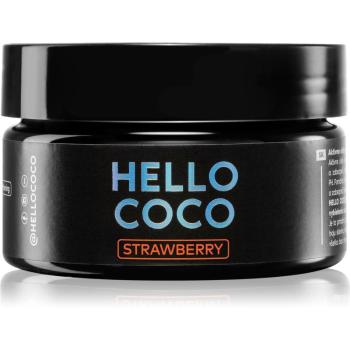 Hello Coco Strawberry cărbune activ pentru albirea dinților aroma Strawberry