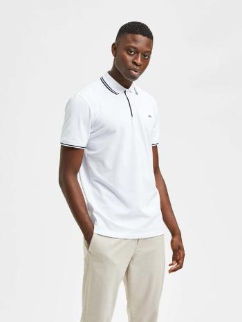 Selected Homme Haze Polo Tricou Alb