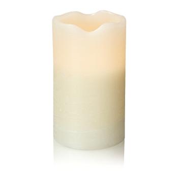 Sfeșnic cu becuri luminos cu LED Markslöjd Love, înălțime 16 cm, alb