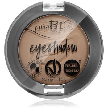 puroBIO Cosmetics Compact Eyeshadows fard ochi culoare 02 Dove Gray 2,5 g