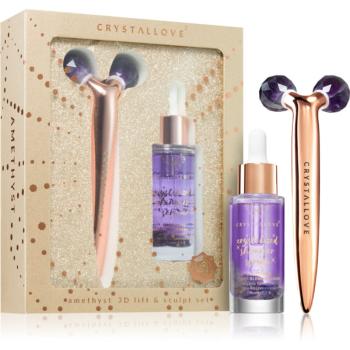 Crystallove Golden Amethyst 3D Lift & Sculpt Set set (pentru o piele perfecta)