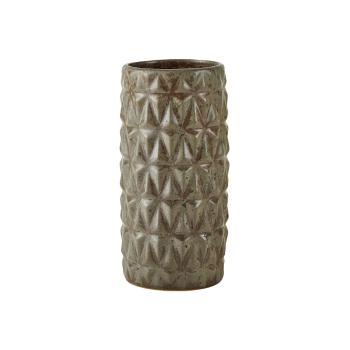 Vază din gresie ceramică Villa Collection, înălțime 22 cm, gri