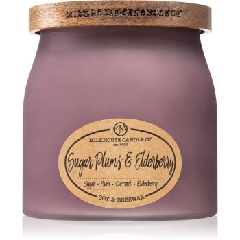 Milkhouse Candle Co. Sentiments Sugar Plums & Elderberry lumânare parfumată 454 g