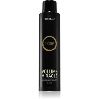Montibello Decode Volume Miracle Spray spray volumizant pentru uscarea prin suflare și coafatul final al părului 250 ml