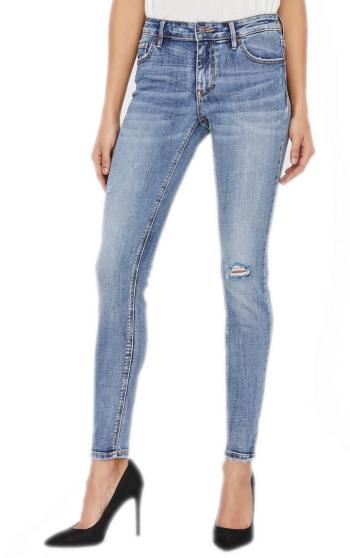 Vero Moda Blugi pentru femei - skinny VMLYDIA 10225480 Medium Blue Denim S/30