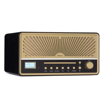 Auna Glastonbury, CD-radio DAB, difuzoare stereo, BT, DAB/UWK, MP3, USB, Line-In