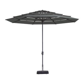 Umbrelă de soare / parasolar Madison Syros, ø 350 cm, gri