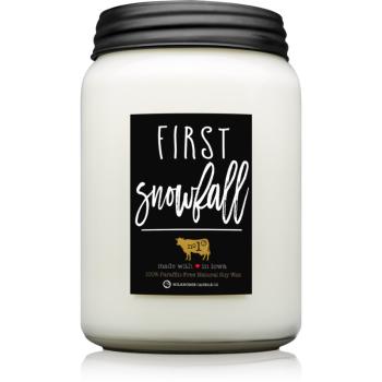 Milkhouse Candle Co. Farmhouse First Snowfall lumânare parfumată Farmhouse Jar 737 g