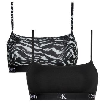 Calvin Klein 2 PACK - sutien de damă Bralette CK96 QF7215E-BIK M