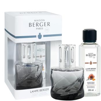 Maison Berger Paris Set cadou lampă catalitică Spirale neagră + reumplere Velvet of Orient 250 ml