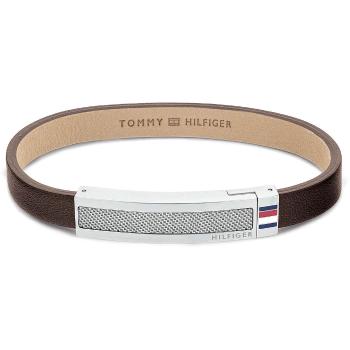 Tommy Hilfiger Brățară modernă maro din piele 2790397