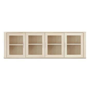 Vitrină în culoare naturală cu aspect de lemn de stejar 194x60 cm Paris – Furnhouse