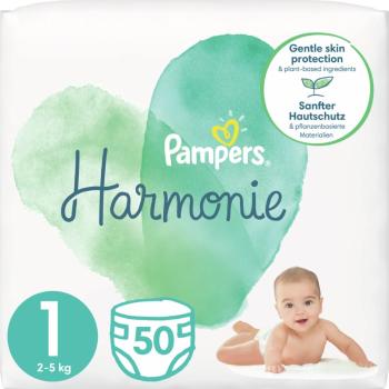 Pampers Harmonie Size 1 scutece de unică folosință 2-5kg 50 buc