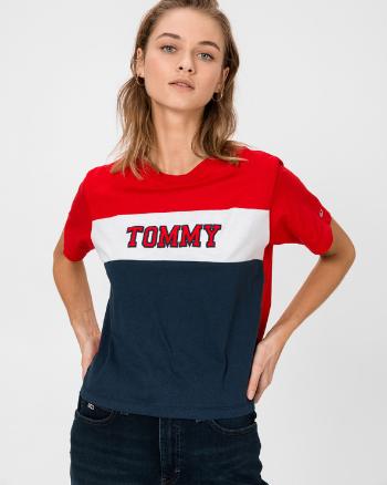 Tommy Jeans Tricou Albastru Roșu