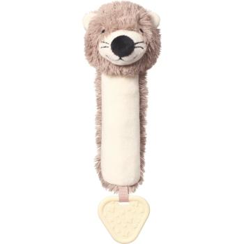 BabyOno Squeaky Toy with Teether jucărie fluierătoare pentru dentiție Otter Maggie 1 buc