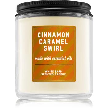 Bath & Body Works Cinnamon Caramel Swirl lumânare parfumată  I. 198 g
