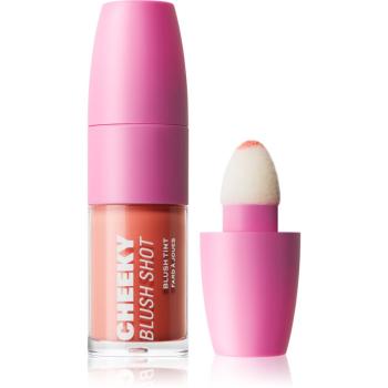 Makeup Revolution Hot Shot Cheeky blush cremos cu efect de hidratare culoare Orange 4,6 ml