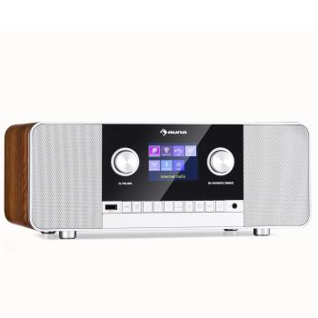 Auna Connect 120 MKII, Internet radio, Bluetooth, WLAN, DAB/DAB+, USB, AUX