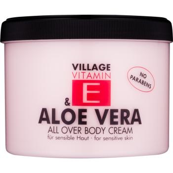 Village Vitamin E Aloe Vera crema de corp 500 ml