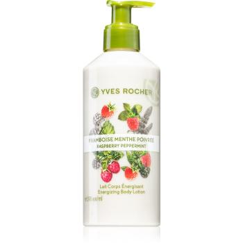 Yves Rocher Raspberry & Mint Lotiune de corp energizanta 390 ml