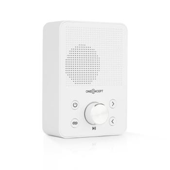 OneConcept Plug+Play FM, radio socket, tuner FM, USB, BT, alb