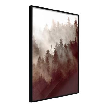 Poster cu ramă Artgeist Forest Fog, 40 x 60 cm