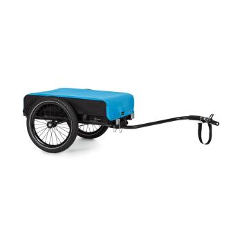 KLARFIT Companion, căruciour pentru bagaj, 40kg/50litri, remorcă pentru bicicletă, cărucior manual, negru