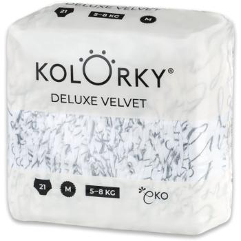 Kolorky Deluxe Velvet Love Live Laugh scutece ECO de unică folosință marimea M 5-8 Kg 21 buc