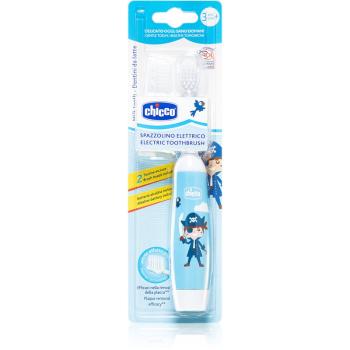 Chicco Oral Care Electric Toothbrush baterie perie de dinti pentru copii 3y+ Blue 1 buc