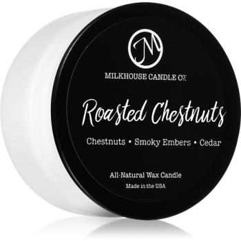 Milkhouse Candle Co. Creamery Roasted Chestnuts lumânare parfumată Sampler Tin 42 g