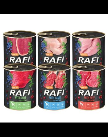 DOLINA NOTECI Rafi Premium Mix conserve pentru caini adulti 24x800g