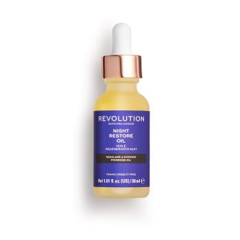 Revolution Skincare Ser hidratant in ulei pentru noapte Skincare Night Restore Oil (Squalana And Evening Primrose Oil) 30 ml