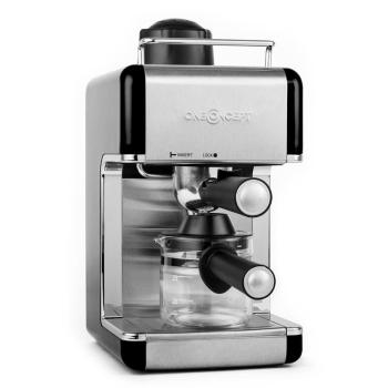 OneConcept Sagrada Nera oțel aparat espresso portfiltrului 800W 3,5 bar 4 cesti