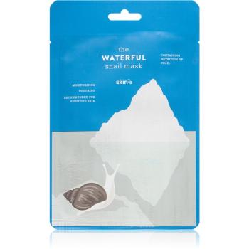 Skin79 Snail The Waterful mască textilă hidratantă extract de melc 20 g