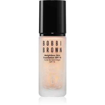 Bobbi Brown Weightless Skin Foundation SPF 15 Mini machiaj matifiant de lungă durată cu efect de hidratare culoare Warm Beige 13 ml