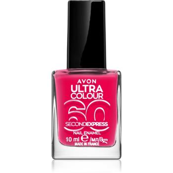 Avon Ultra Colour 60 Second Express lac de unghii cu uscare rapida culoare Fun N Fuchsia 10 ml