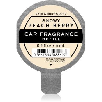 Bath & Body Works Snowy Peach Berry parfum pentru masina rezervă 6 ml