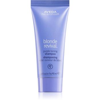 Aveda Blonde Revival™ Purple Toning Shampoo sampon tonifiant cu violete 40 ml