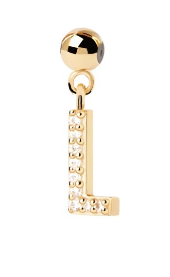 PDPAOLA Pandantiv placat cu aur ”L” Charms CH01-061-U