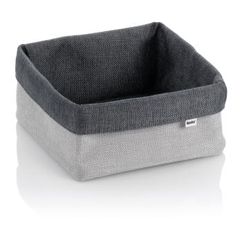 Organizator de baie Kela Palma Rock, 19 x 19 cm, gri