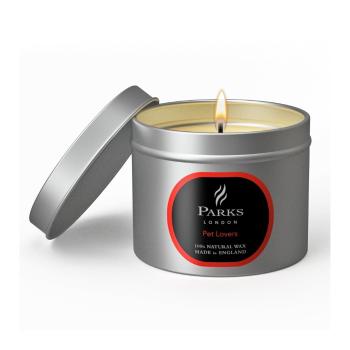 Lumânare parfumată Parks Candles London Pet Lovers, aromă de iasomie și citrice, durată ardere 25 ore