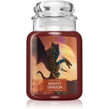 Village Candle Mighty Dragon lumânare parfumată  (Glass Lid) 602 g