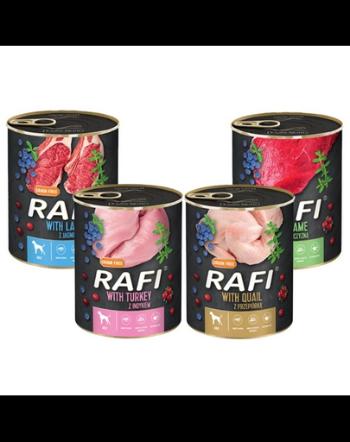 DOLINA NOTECI Rafi Premium Mix Conserve hrana caini adulti, mix sortimente 12x800g