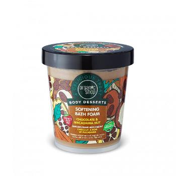 Organic Shop Spumă de baie antistresBody Desserts Ciocolată și nucă de macadamia(Softening Bath Foam) 450ml