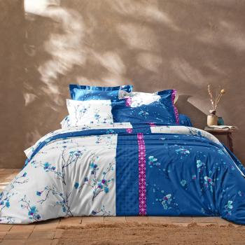 Lenjerie de pat Kimori Colombine - albastră - Mărimea fată de pernă 65 x 65 cm
